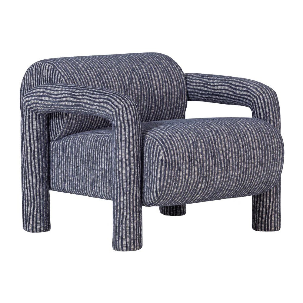 Szürkéskék fotel Lenny – WOOOD