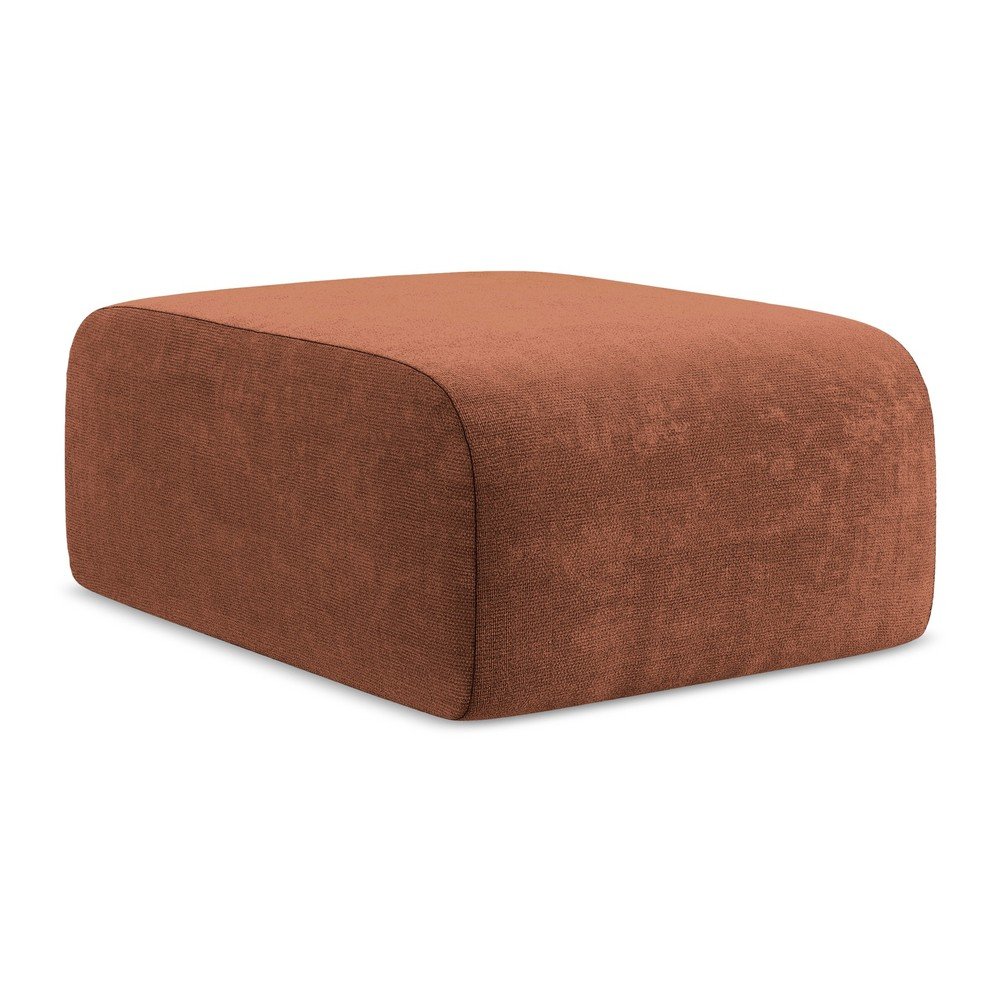 Terrakotta színű zsenília lábtartó Lani – Makamii