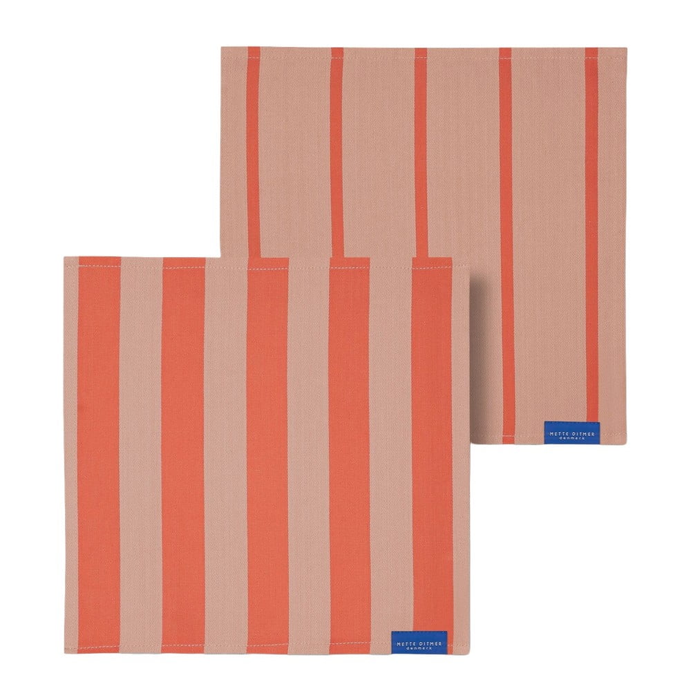 Textil szalvéta szett 2 db-os Stripes – Mette Ditmer Denmark