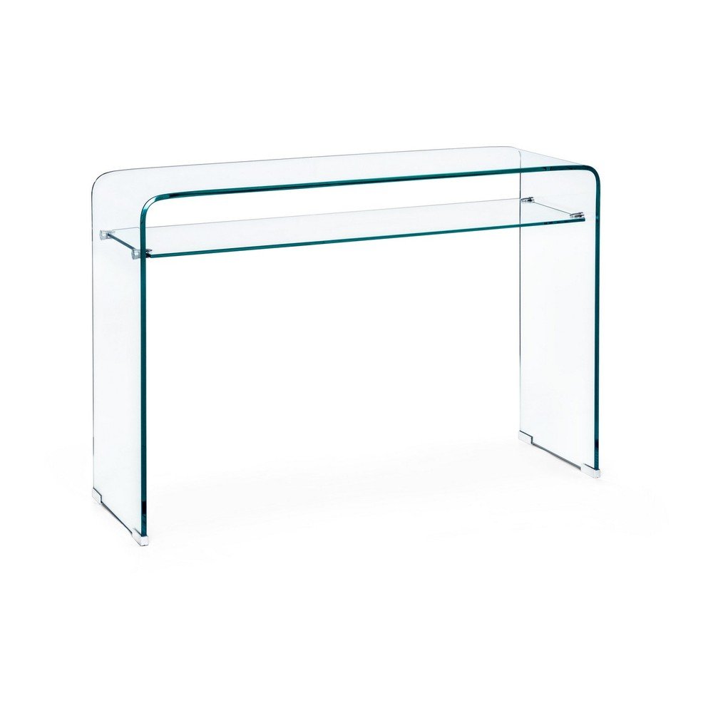 Üveg konzolasztal 35x110 cm Iride – Bizzotto