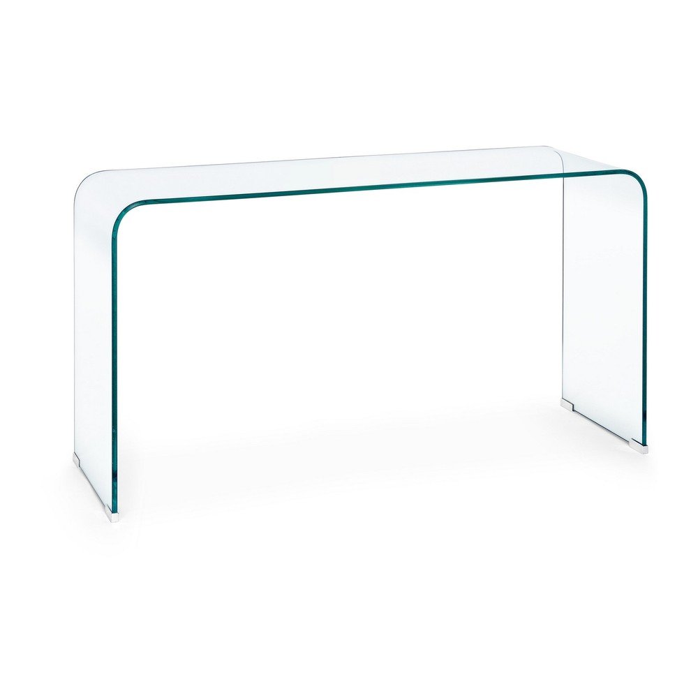 Üveg konzolasztal 40x125 cm Iride – Bizzotto