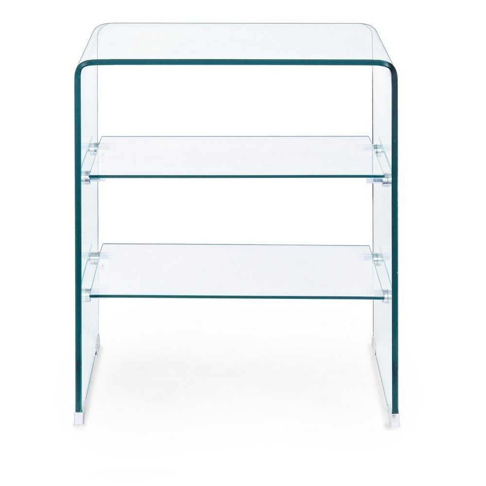 Üveg tárolóasztal 40x50 cm Iride – Bizzotto