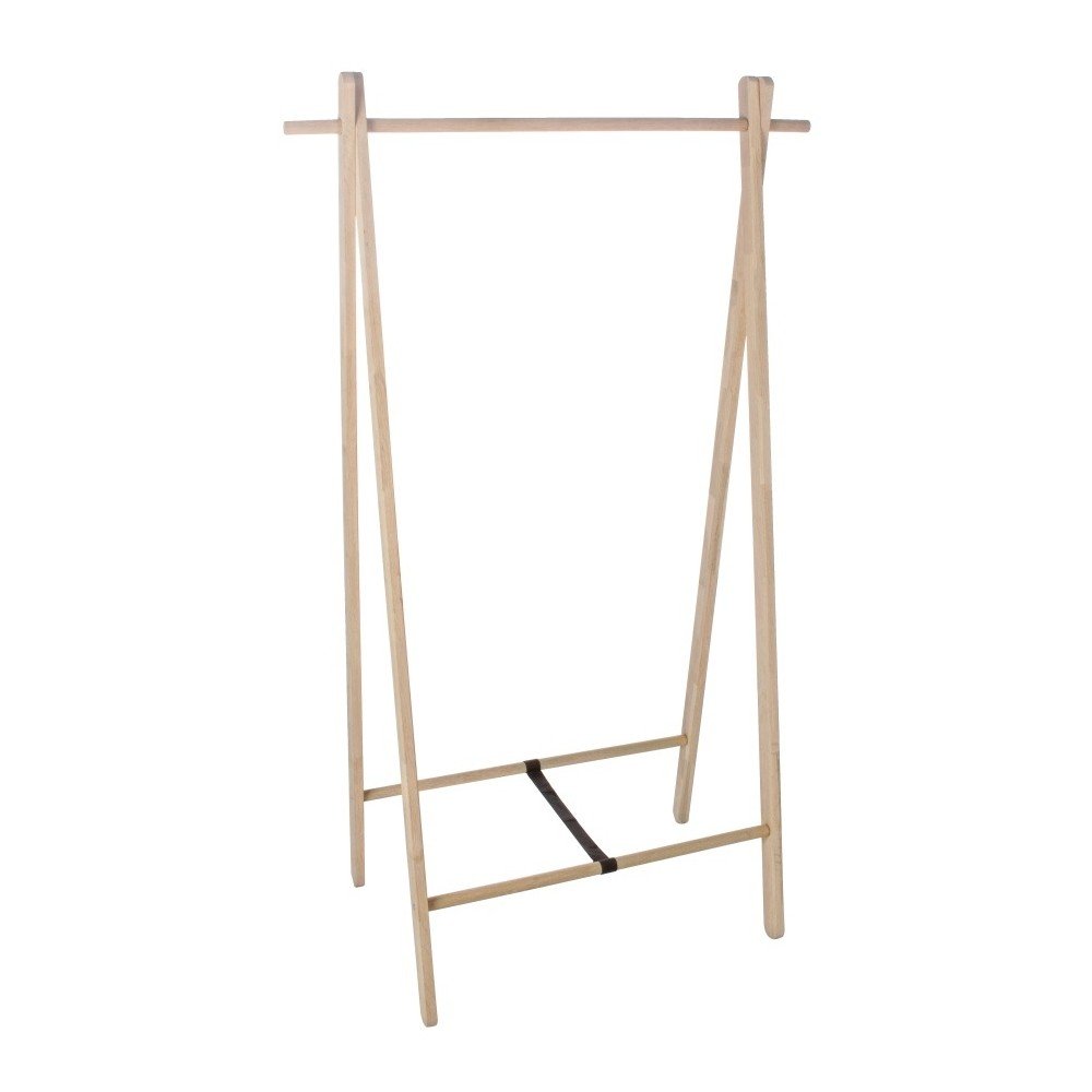 Világos natúr színű tölgyfa ruhatartó állvány 89x151x52 cm Daiki – Yes Everyday