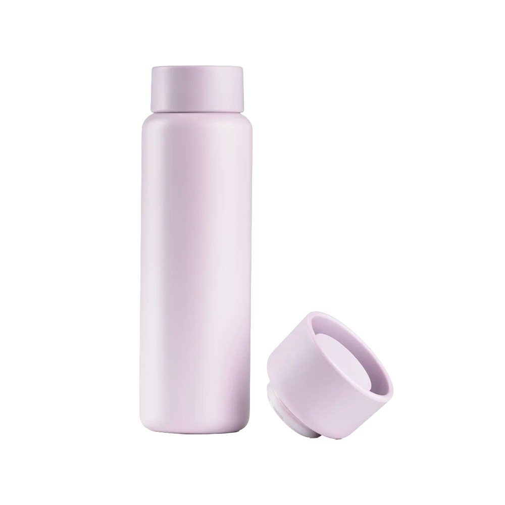 Világos rózsaszín rozsdamentes acél termobögre 650 ml Singles – Zone