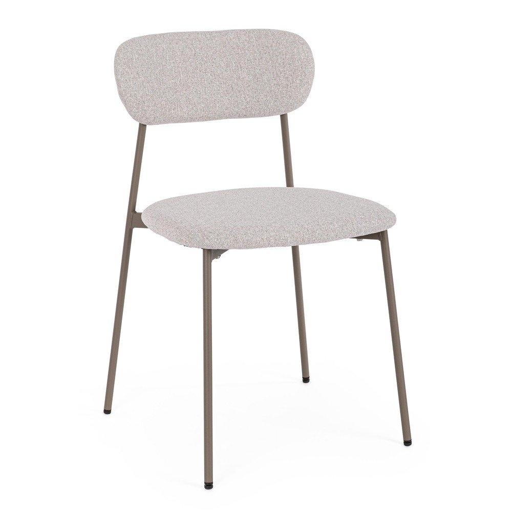 Világosbarna kárpitozott étkezőszék Inka – Yes Everyday