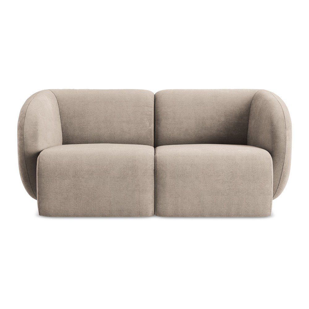 Világosbarna zsenília kanapé 174 cm Lani – Makamii