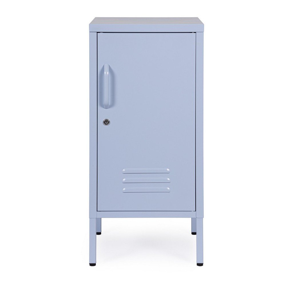 Világoskék fém zárható szekrény 35x76x40 cm Cambridge – Yes Everyday