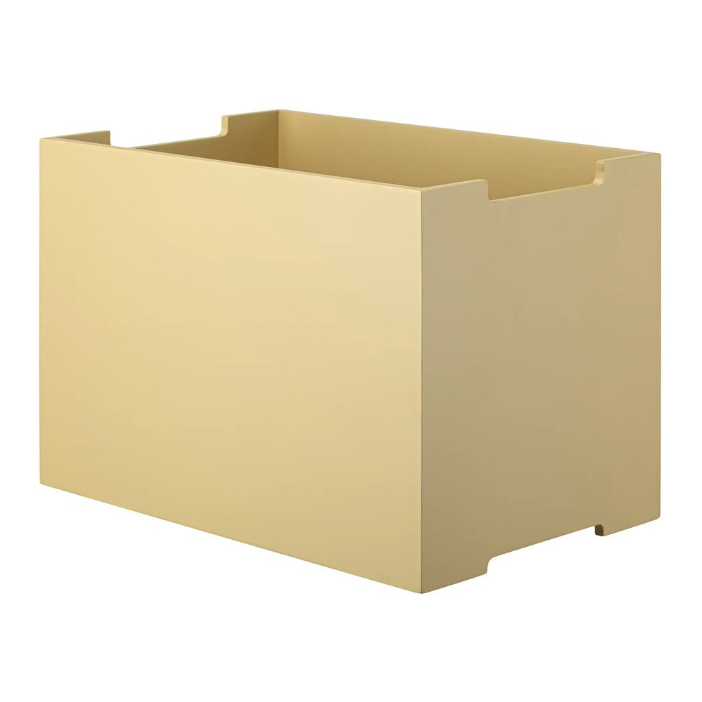Világossárga tárolódoboz 25x39x27 cm Kasane L – Blomus