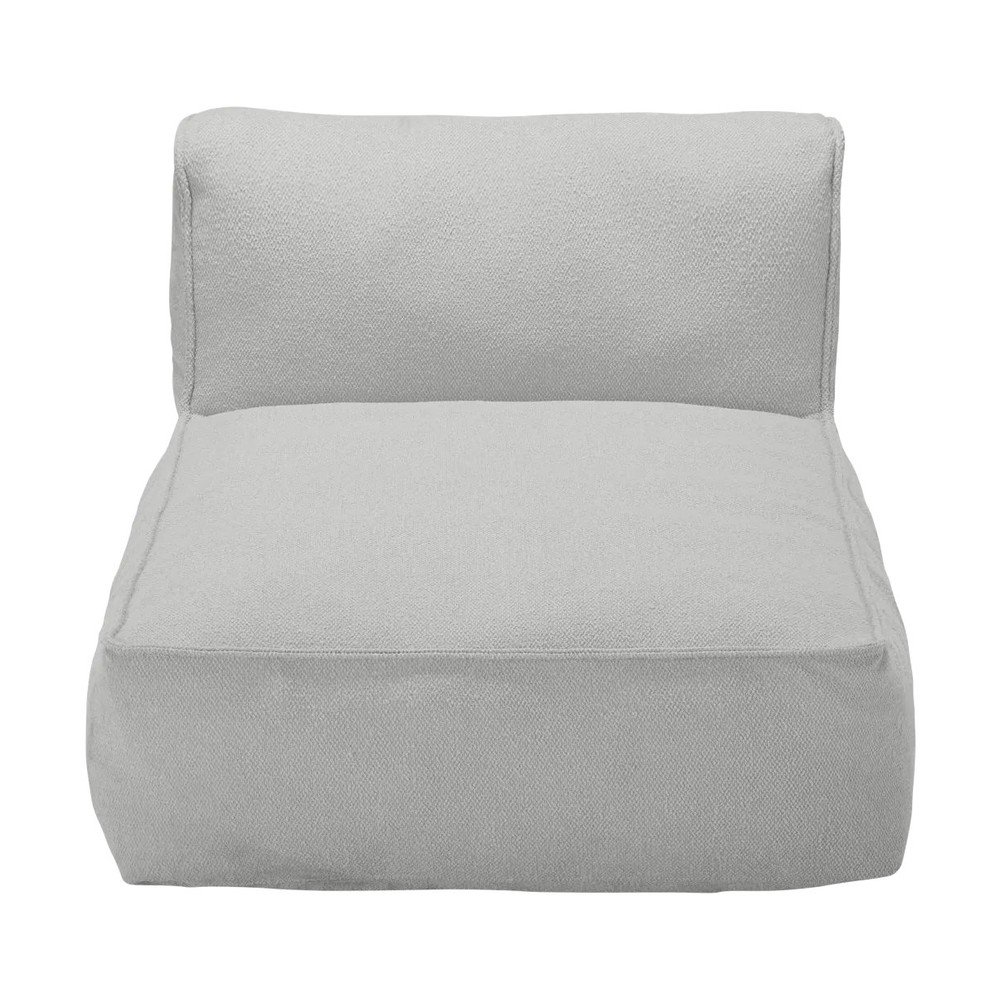 Világosszürke buklé kerti kanapé modul (középső rész) Grow – Blomus