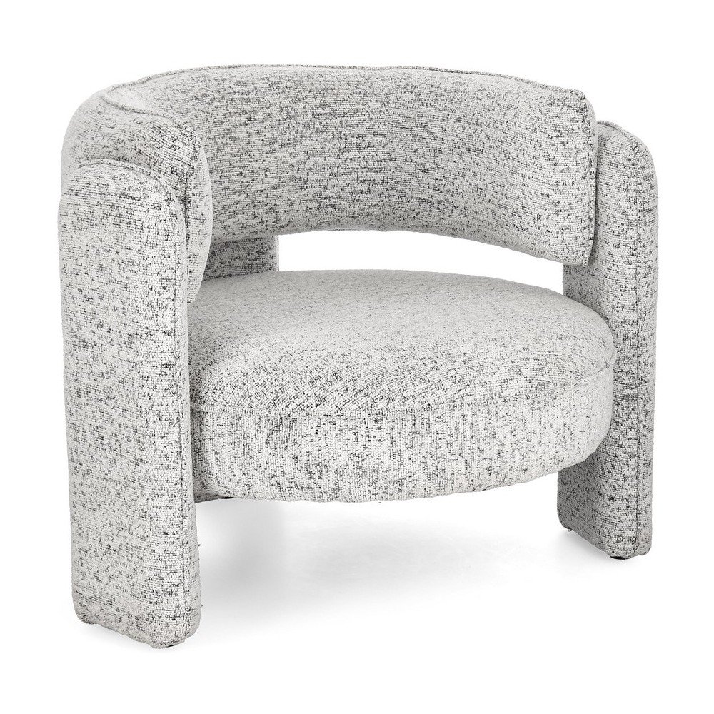 Világosszürke fotel Aisha – Bizzotto