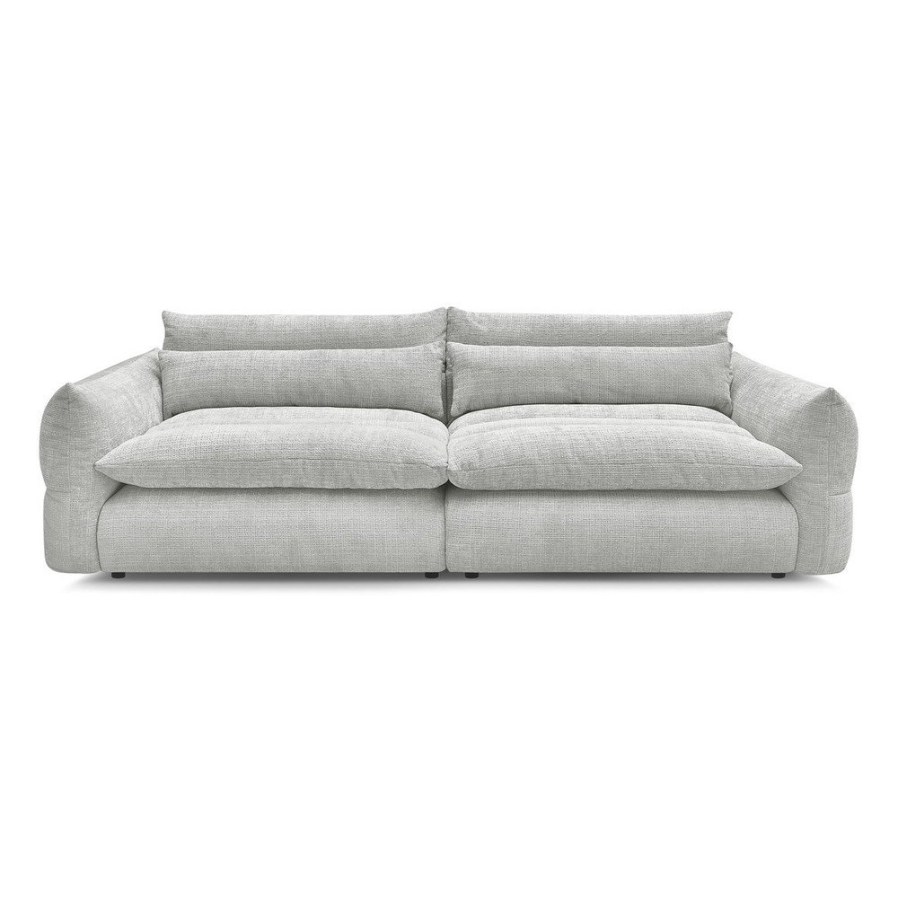 Világosszürke zsenília kanapé 276 cm Neil – Bobochic Paris