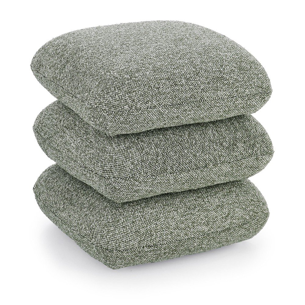 Zöld buklé puff Antara – Bizzotto