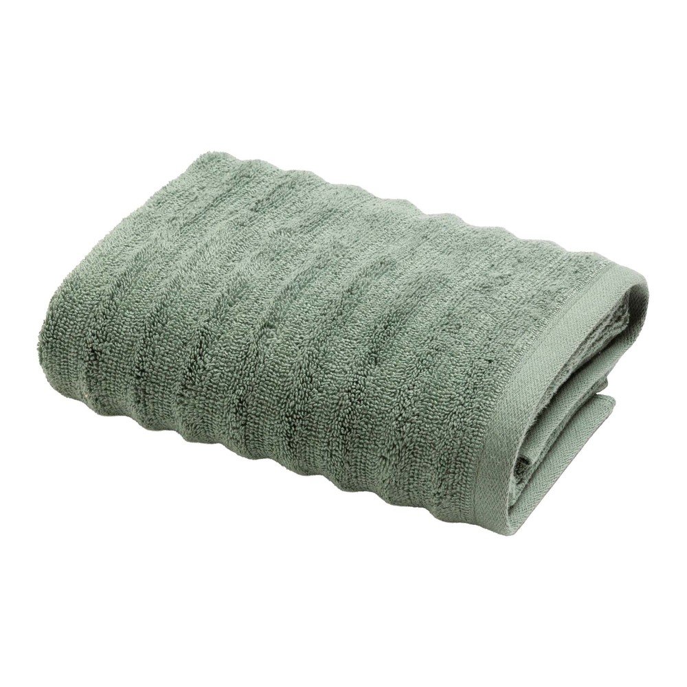 Zöld frottír pamut törölköző 50x90 cm Maya – douceur d'intérieur