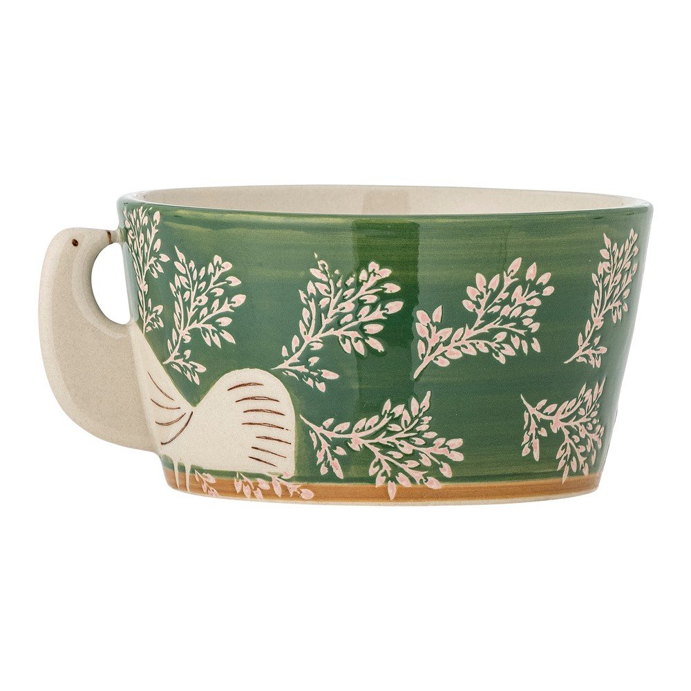 Zöld kőedény leveses tálka 460 ml Hezha – Bloomingville