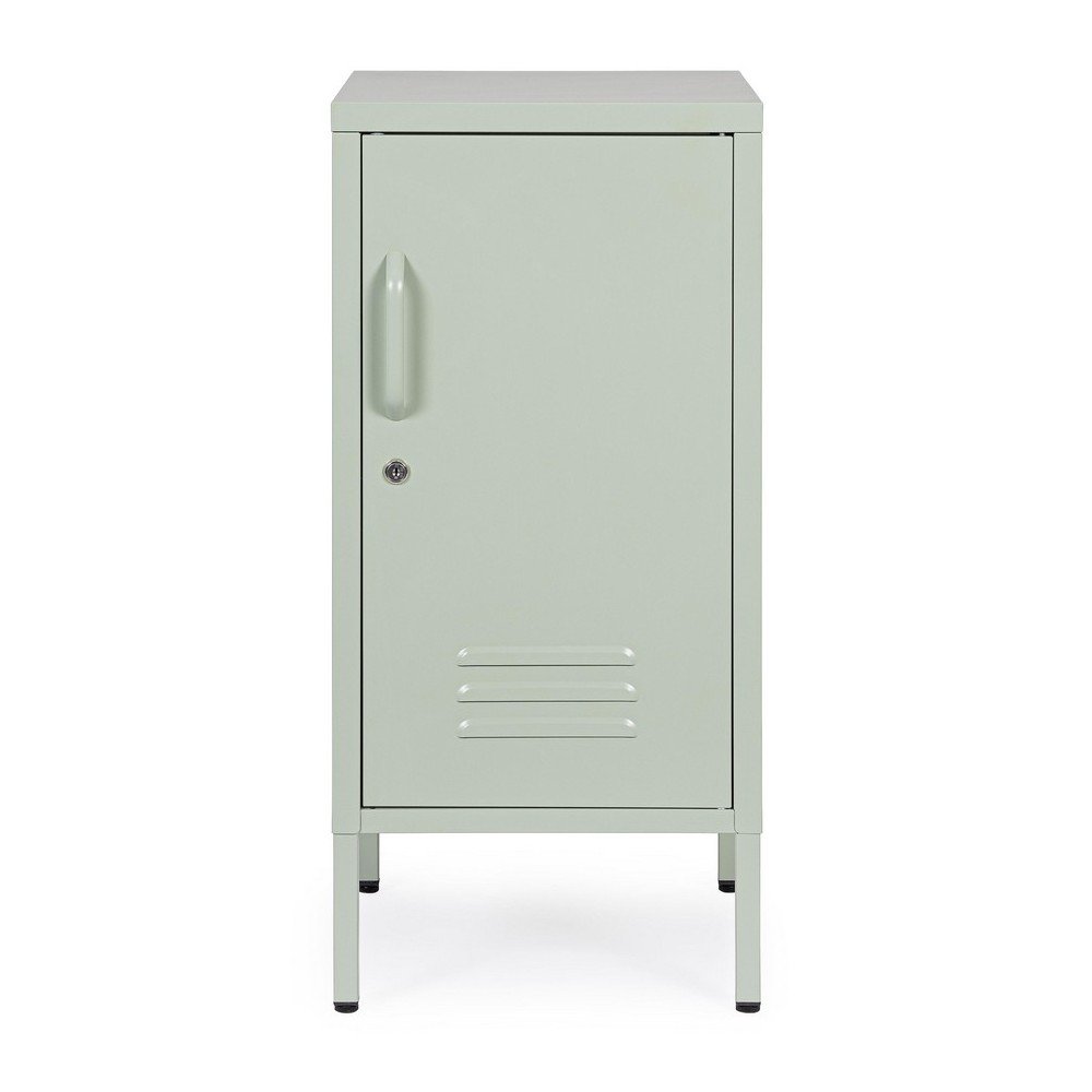 Zsályaszínű fém zárható szekrény 35x76x40 cm Cambridge – Yes Everyday