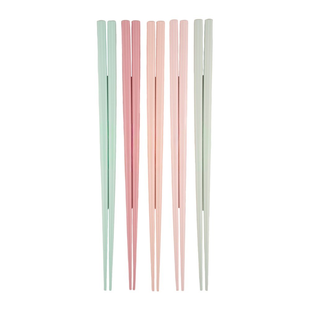 Bambusz ötszemélyes evőeszköz készlet 5 db-os Pastel – Sass & Belle
