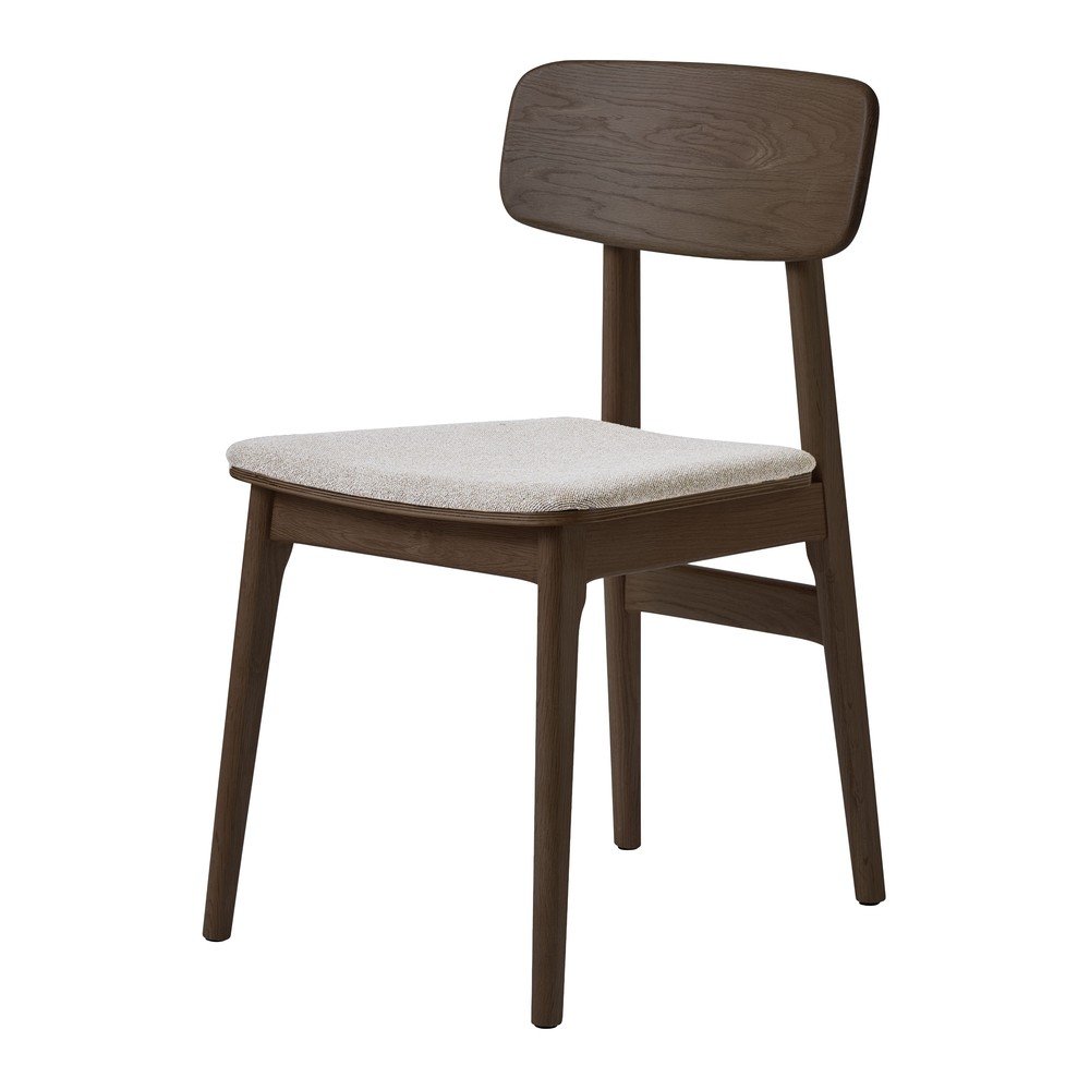 Barna kárpitozott étkezőszék Livo – Unique Furniture