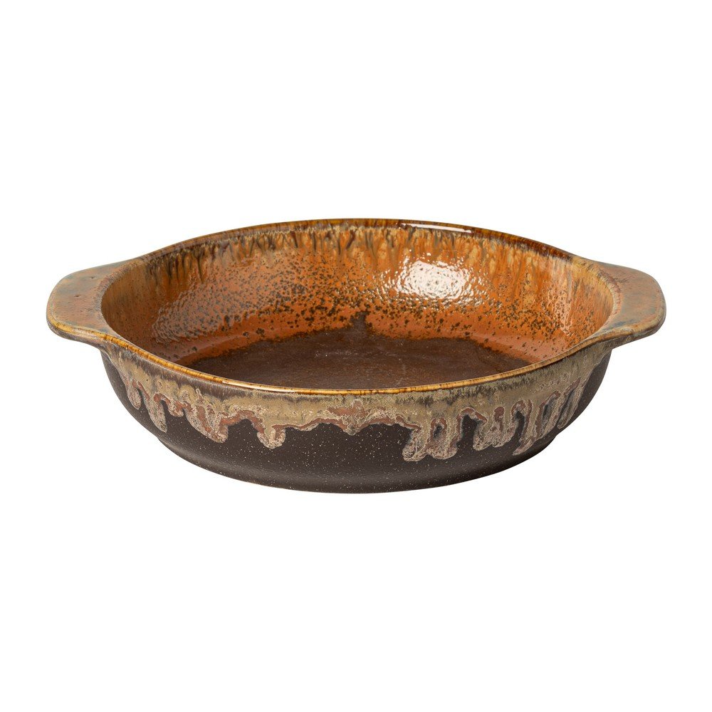 Barna mély kőedény tányér Poterie – Casafina