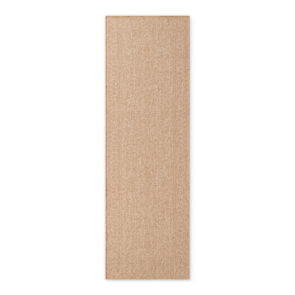 Bézs-elefántcsont színű kültéri-beltéri futószőnyeg 80x250 cm Duet Kona – NORTHRUGS