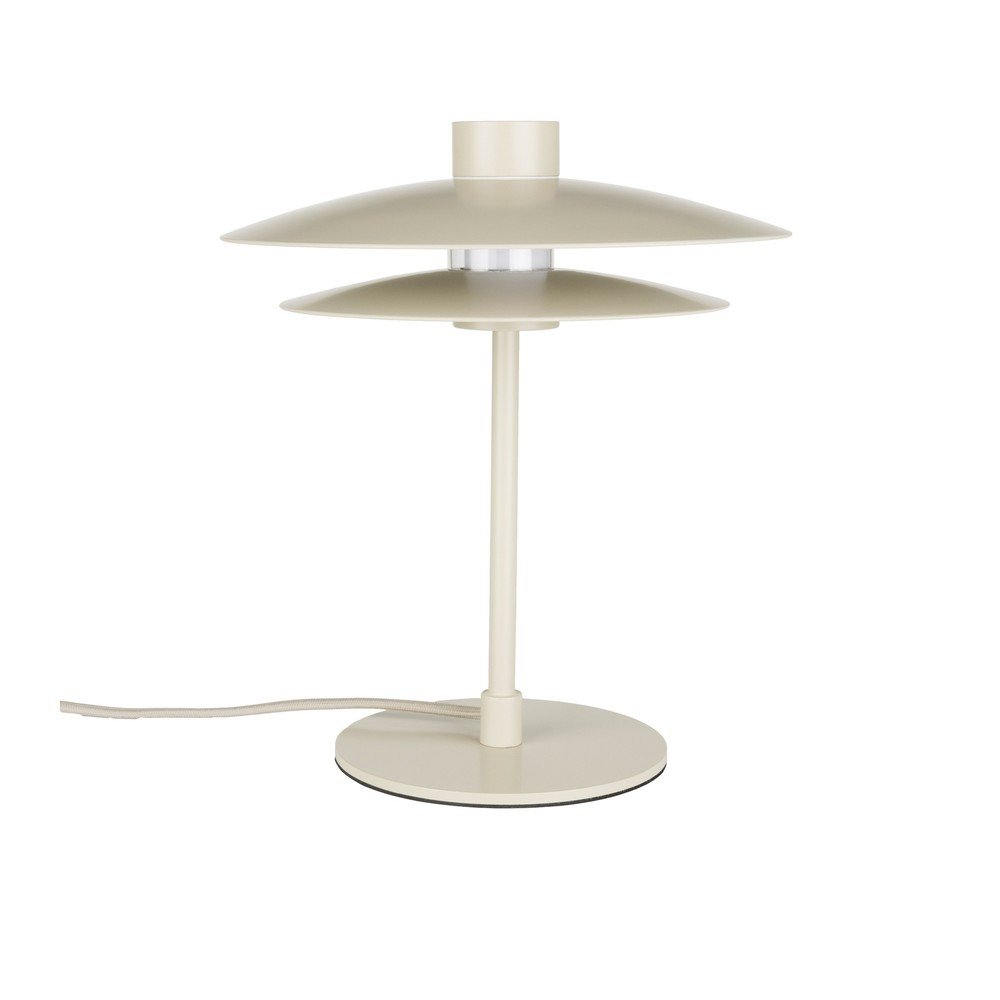 Bézs fém asztali lámpa (magasság 32 cm) Wubbo – White Label