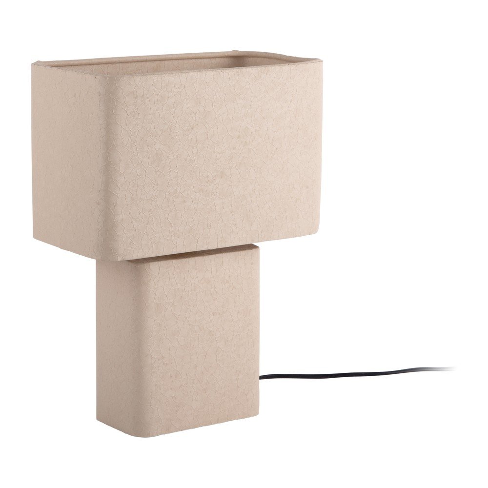Bézs fém asztali lámpa (magasság 33 cm) Boaz Recto – Leitmotiv