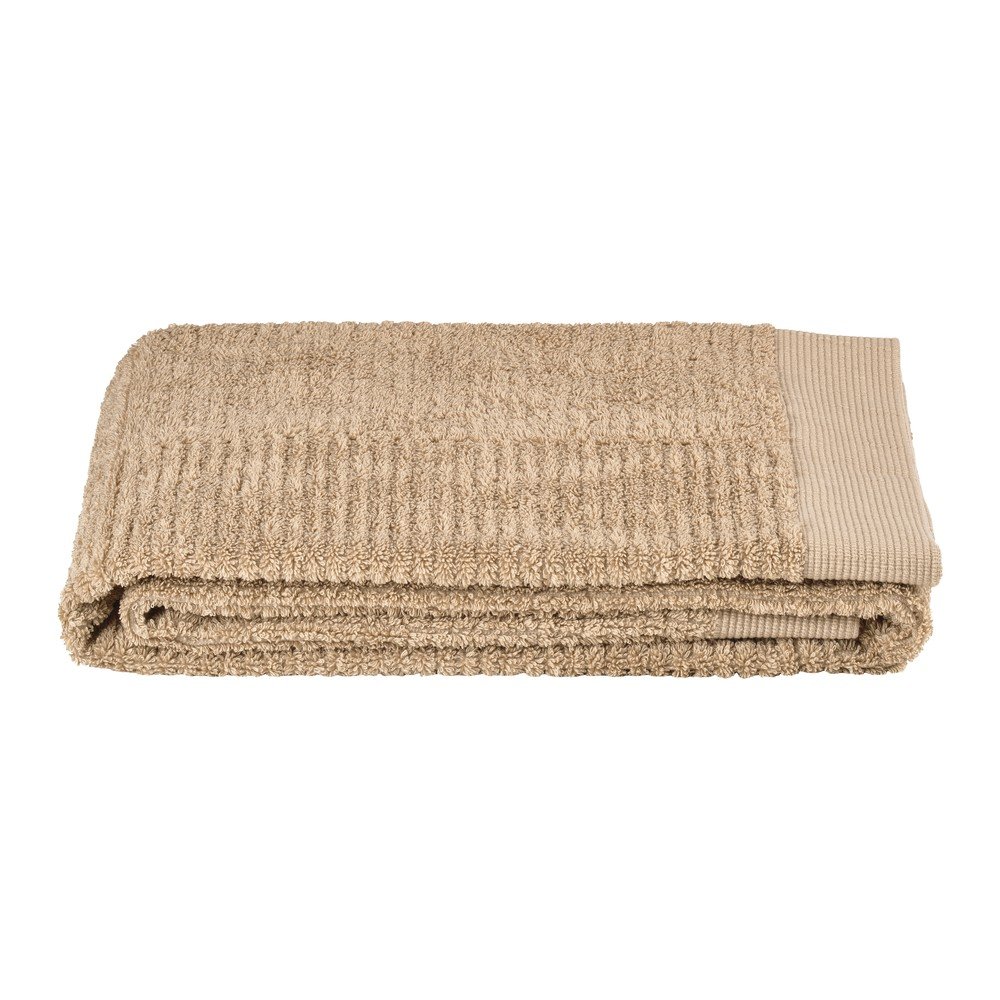 Bézs frottír pamut fürdőlepedő 70x140 cm Classic – Zone