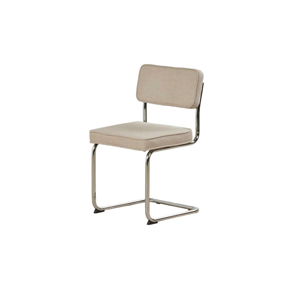 Bézs kárpitozott hinta étkezőszék Rupert – Unique Furniture