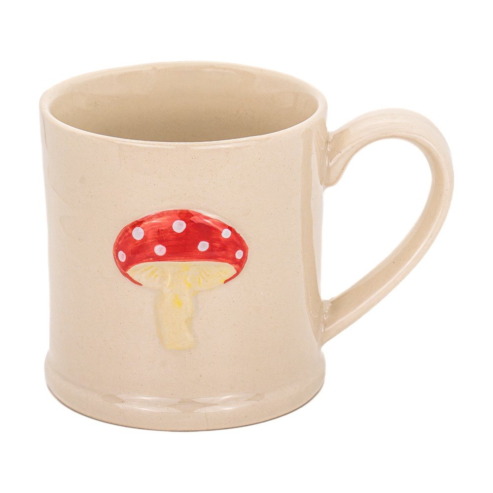 Bézs kerámia bögre Mushroom – Sass & Belle