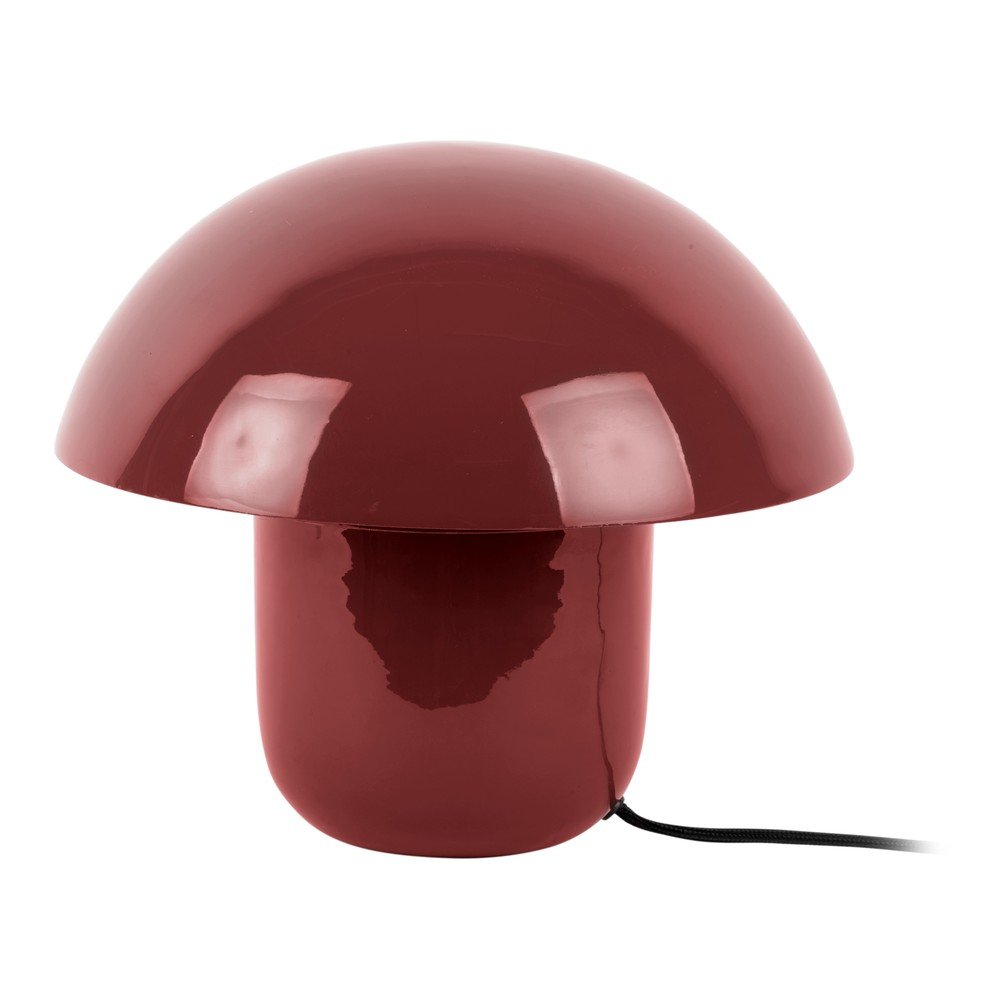 Borvörös fém asztali lámpa (magasság 25 cm) Fat Mushroom – Leitmotiv