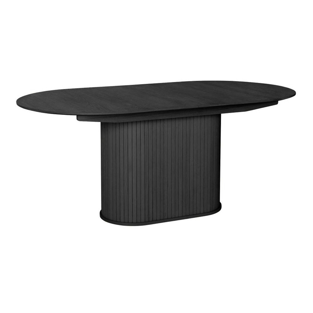 Bővíthető étkezőasztal hosszabbító asztallappal tölgyfa dekorral 95x180 cm Nola – Unique Furniture