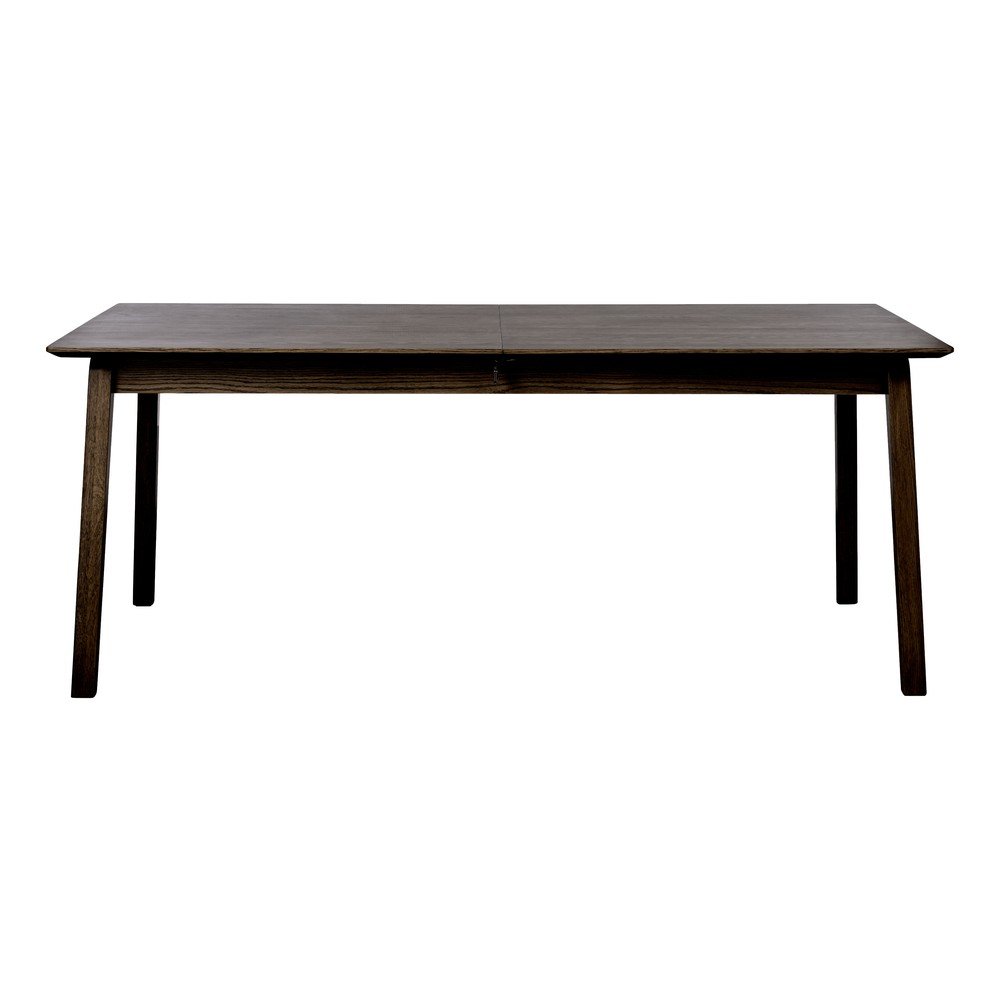 Bővíthető étkezőasztal hosszabbító asztallappal tölgyfa dekorral 95x190 cm Bari – Unique Furniture