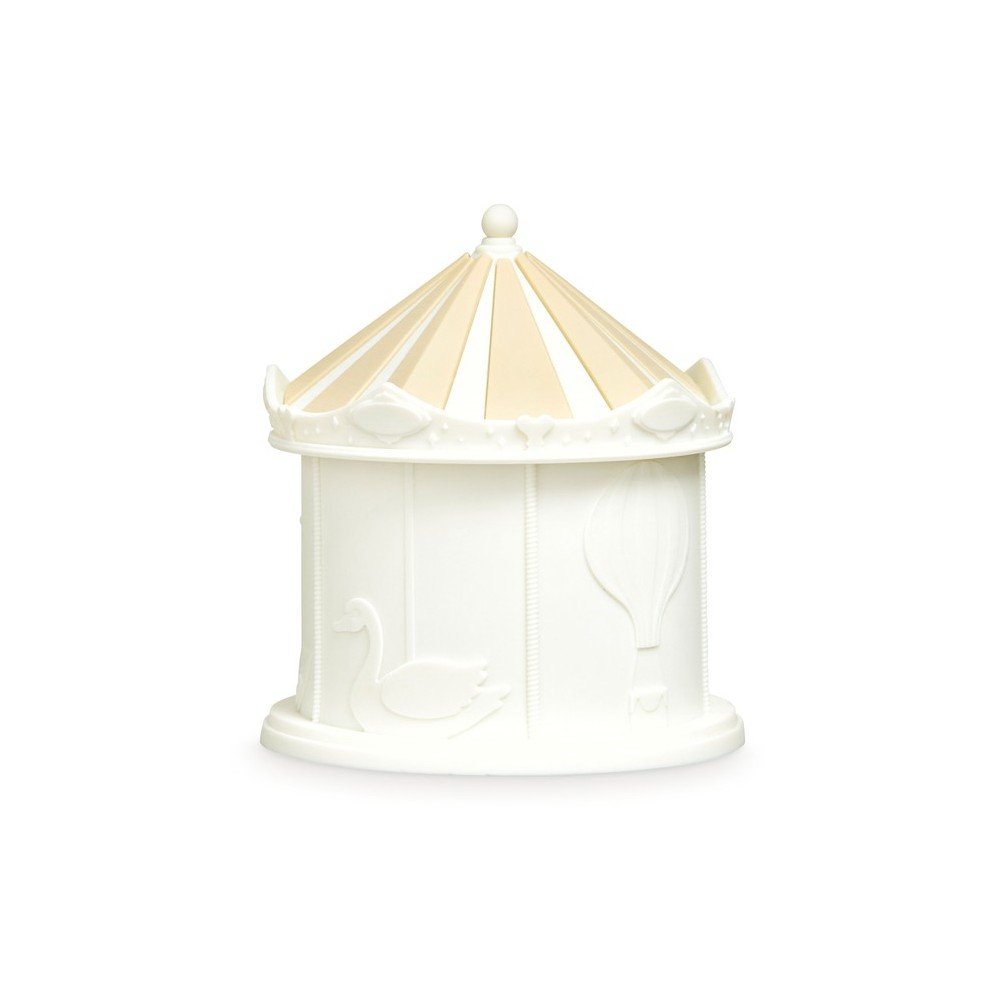 Elefántcsont színű gyerek éjjelilámpa Carousel Off-White – Cam Cam Copenhagen