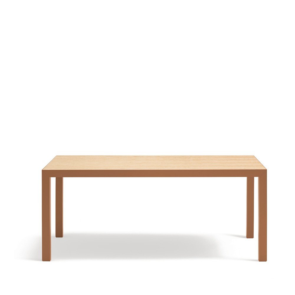 Étkezőasztal tölgyfa asztallappal 75x180 cm Alma – Teulat