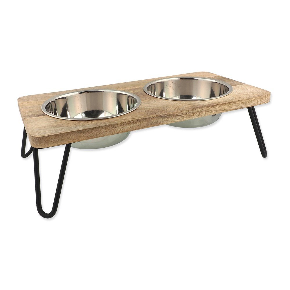 Fa tálka szett állvánnyal kutyáknak Dog Fantasy – Plaček Pet Products