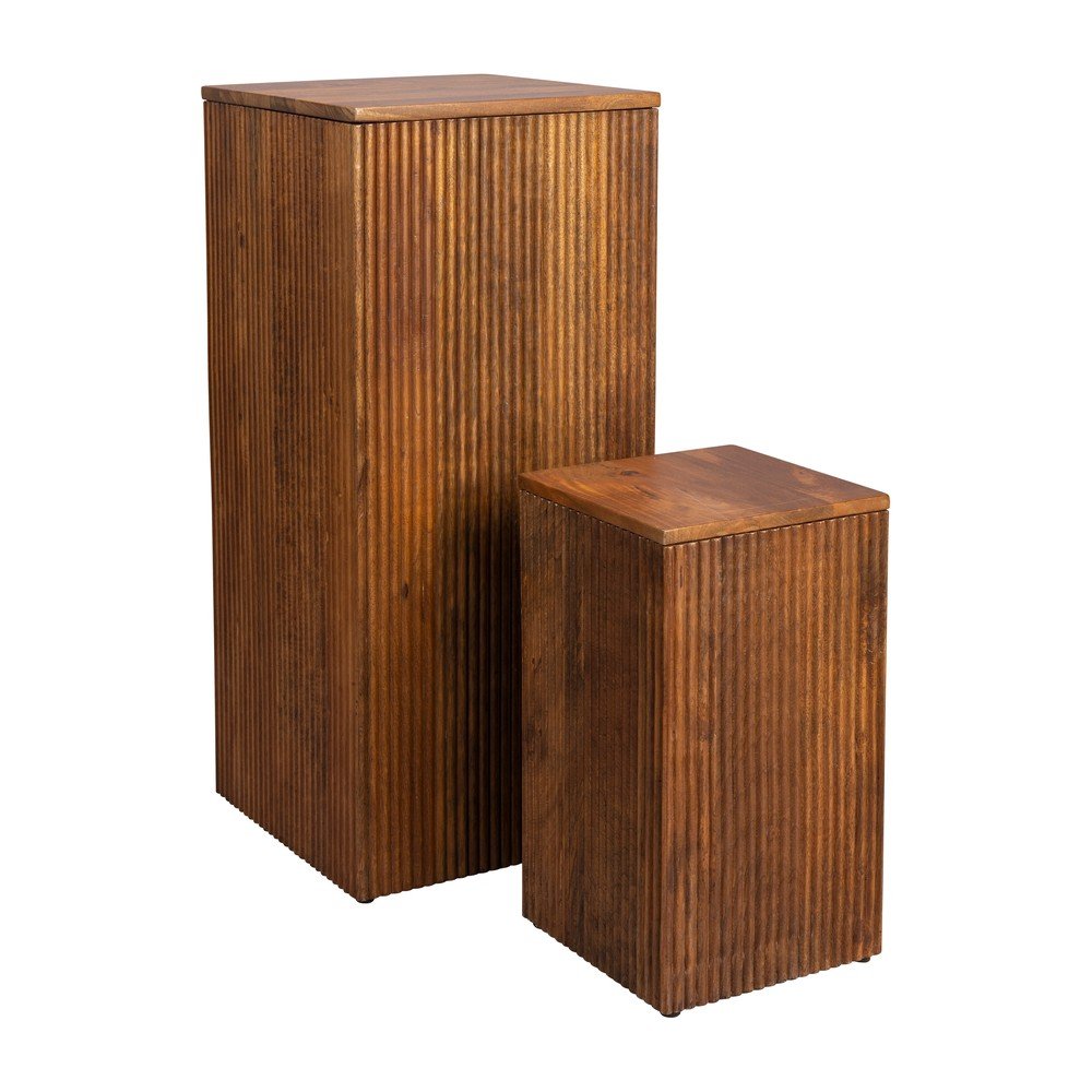 Fa virágtartó állvány szett 2 db-os (magasság 80 cm) Ribble – Dutchbone
