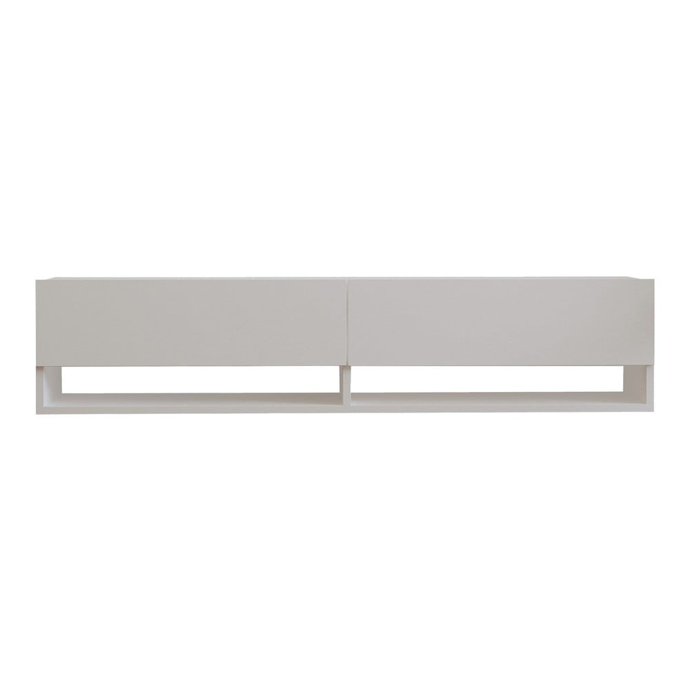 Fehér TV-állvány 141x31x30 cm Arges – Kalune Design