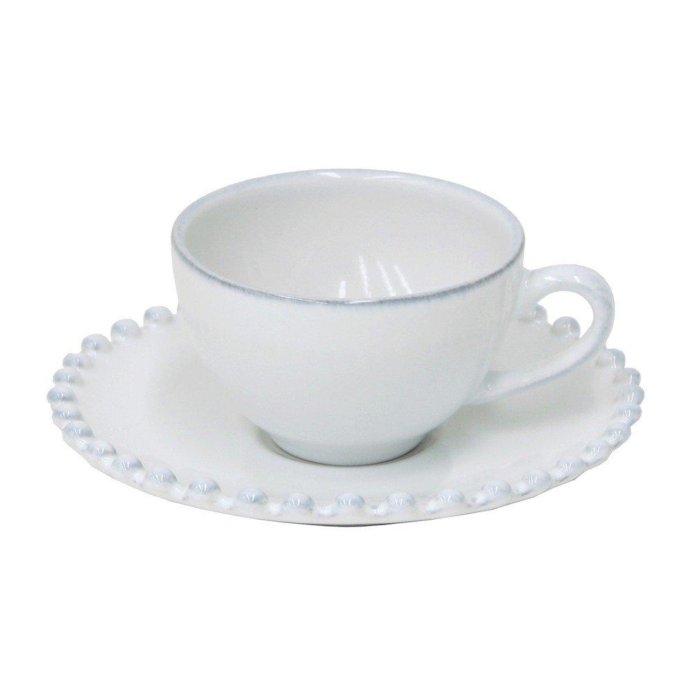 Fehér kőedény eszpresszó csésze 90 ml Pearl – Costa Nova