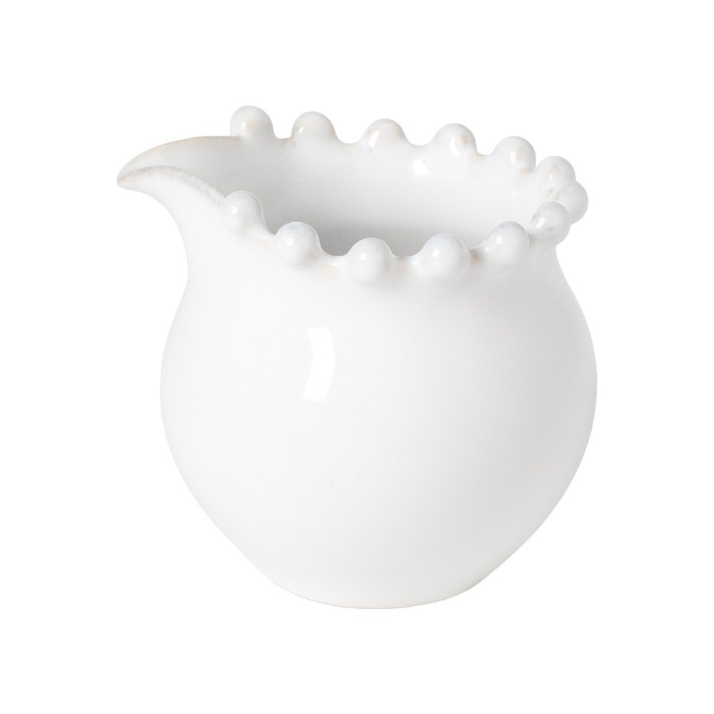 Fehér kőedény tejkiöntő 100 ml Pearl – Costa Nova