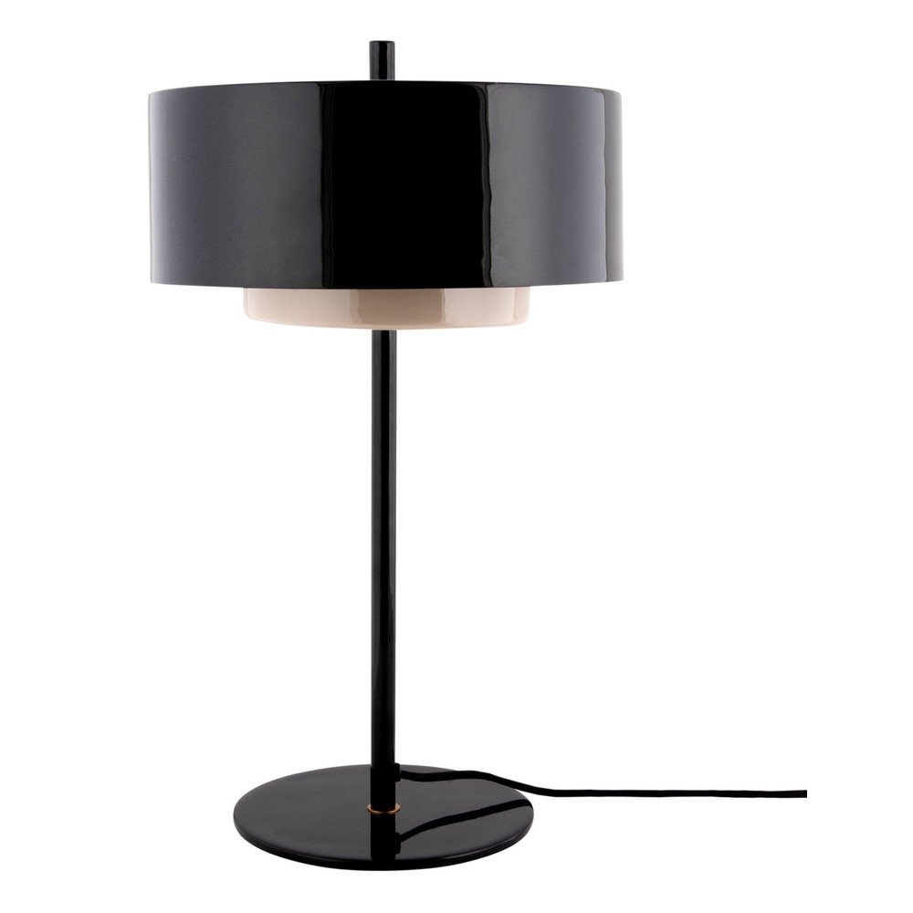 Fekete fém asztali lámpa (magasság 50 cm) Grato Anillo – Leitmotiv