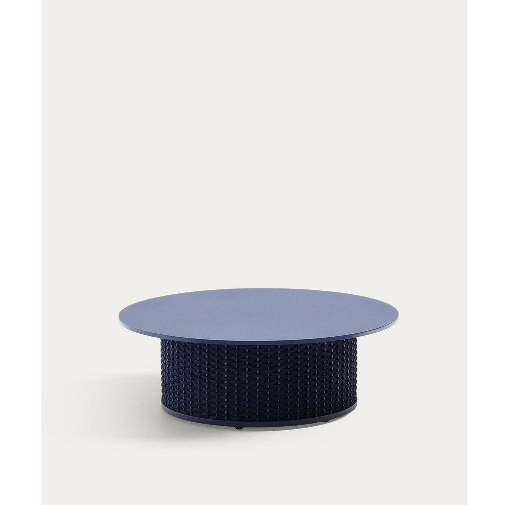 Fém kerek kerti dohányzóasztal ø 99 cm Sedalis – Kave Home