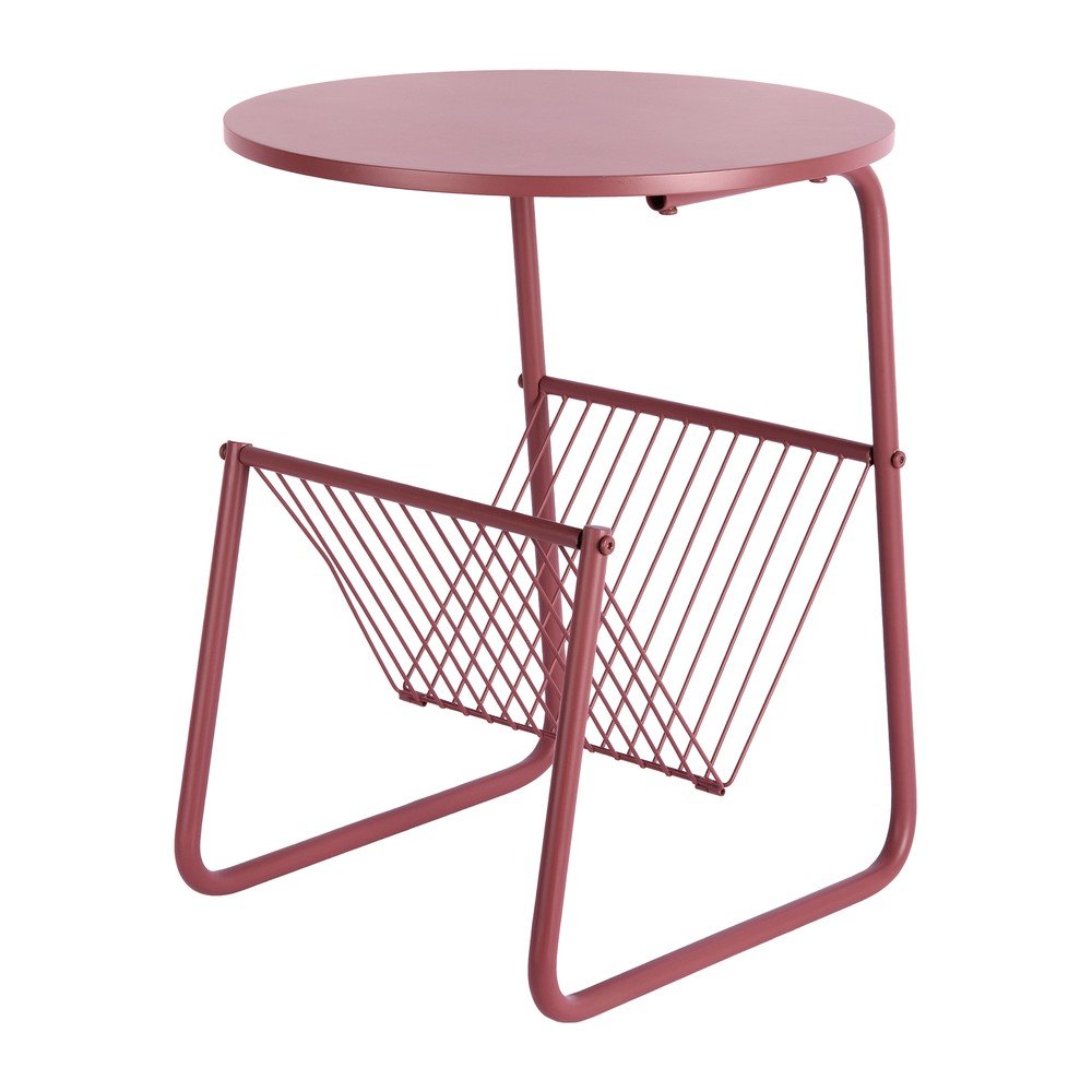Fém kerek tárolóasztal ø 40 cm Riqueza Revista – Leitmotiv