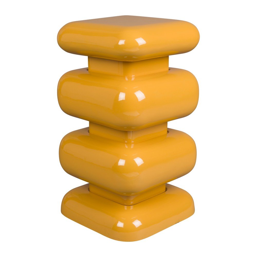 Fém tárolóasztal 29x29 cm Stubby – Dutchbone