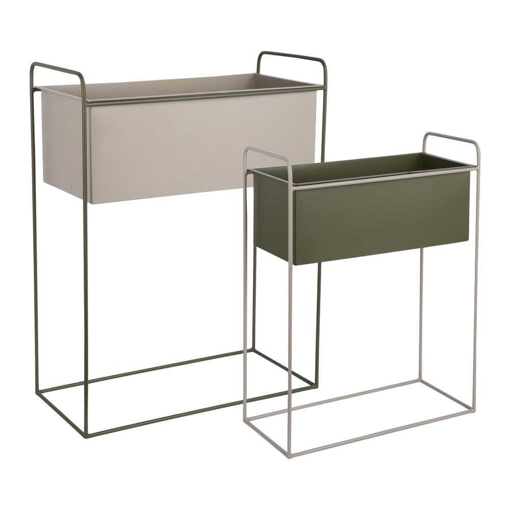 Fém virágtartó állvány szett 2 db-os (magasság 65 cm) Reina – PT LIVING