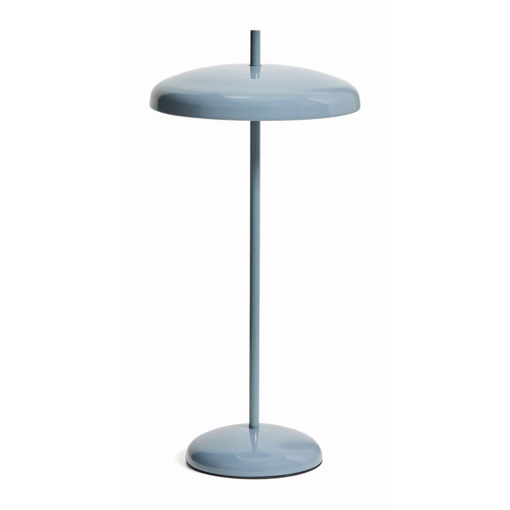 Kék LED dimmelhető asztali lámpa fém búrával (magasság 35 cm) Porte – Kave Home