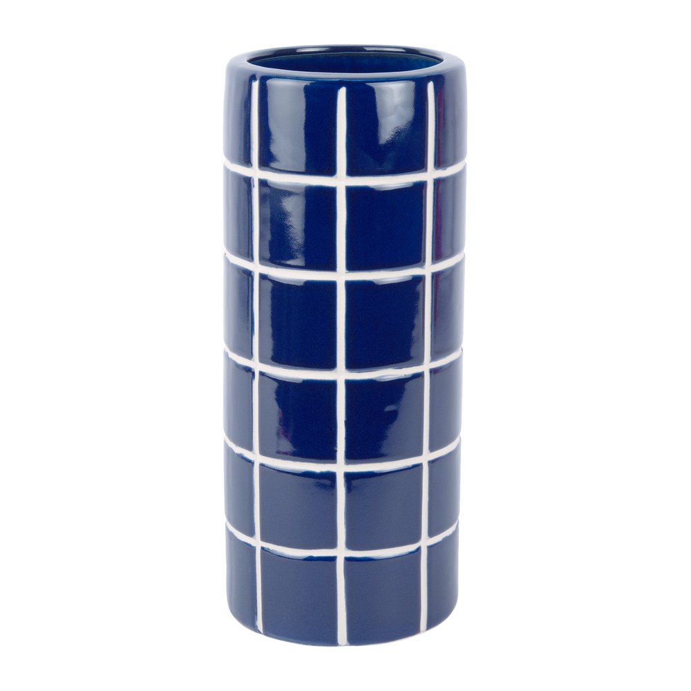 Kék kerámia váza (magasság 30 cm) Retro Tiles – PT LIVING