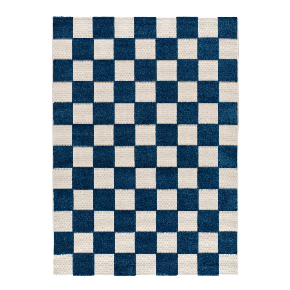Kék-krémszínű kültéri-beltéri szőnyeg 160x230 cm Cuadros – Universal