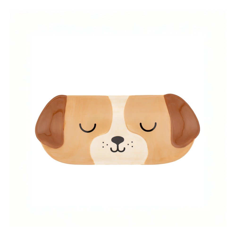 Kerámia dekoratív tálca 19x8 cm Dog – Sass & Belle