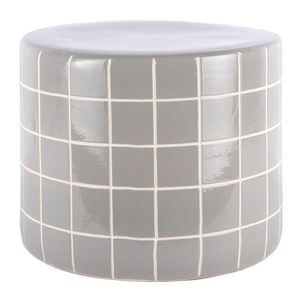 Kerámia kerek tárolóasztal ø 42 cm Retro Tiles – Leitmotiv