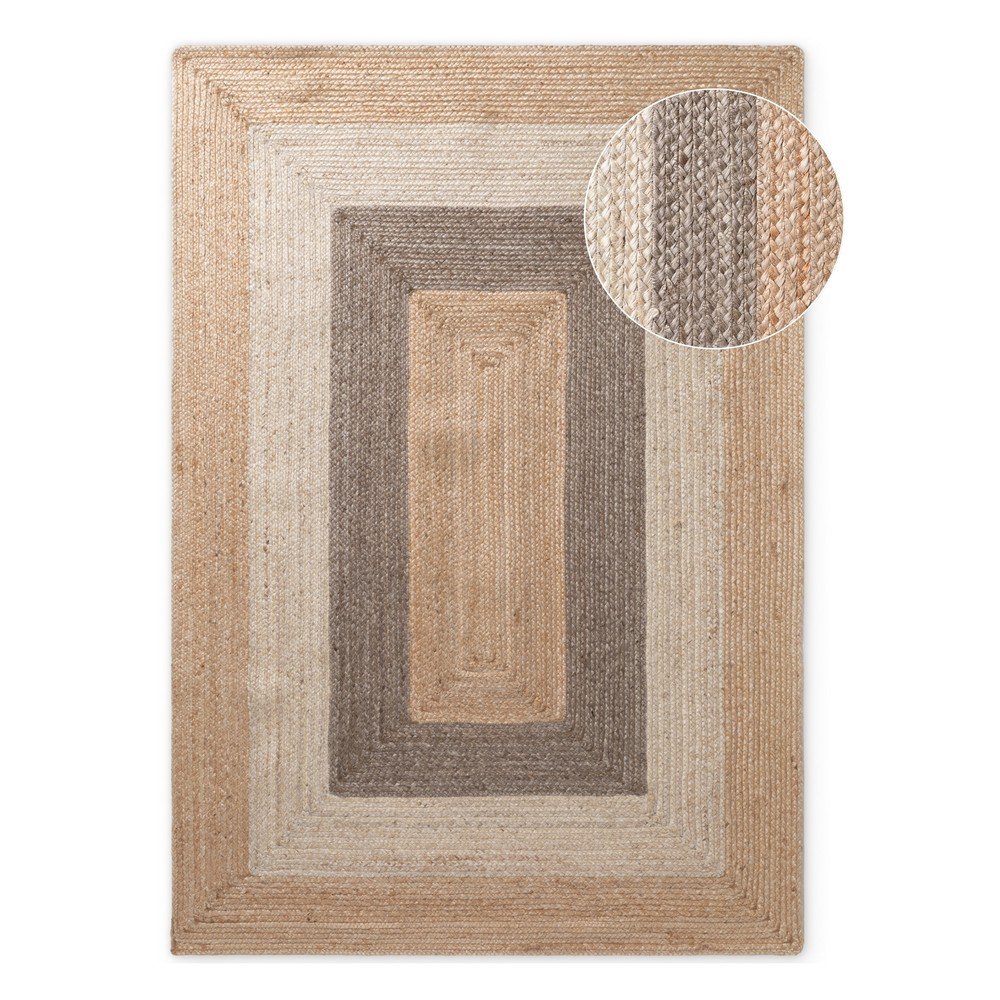 Kétoldalas-kézi szövésű juta szőnyeg 200x300 cm Juno – Hanse Home
