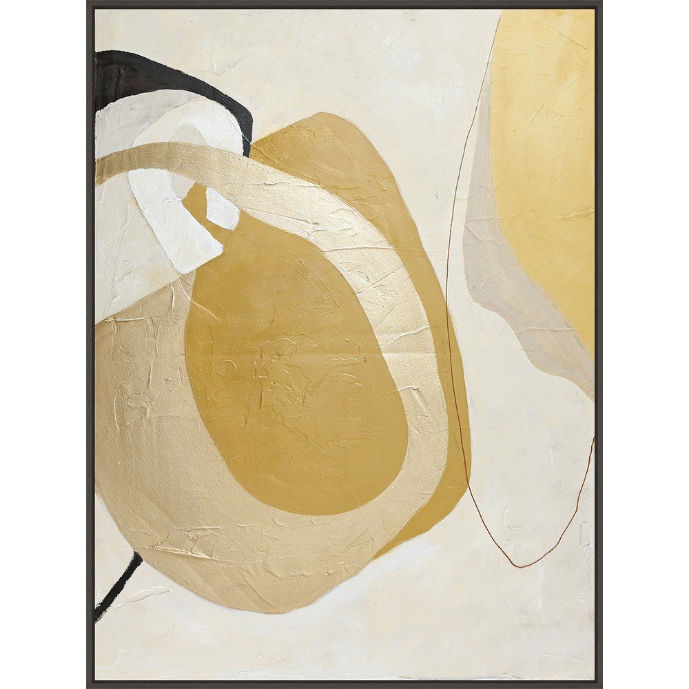 Kézzel festett keretezett vászon kép 91x121 cm Stardust – Malerifabrikken